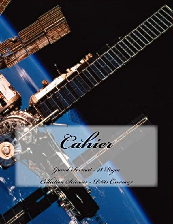 Cahier - Grand Format - 48 Pages - Collection Sciences: Petits Carreaux - Design Original 6-..