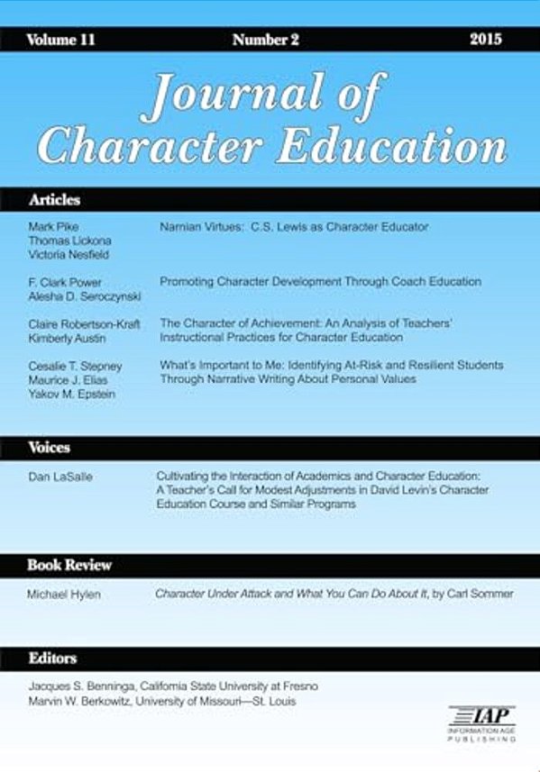 Journal Of Character Education Vol 11 Issue 2-..