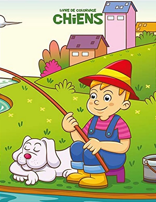 Livre De Coloriage Chiens 3 & 4-..