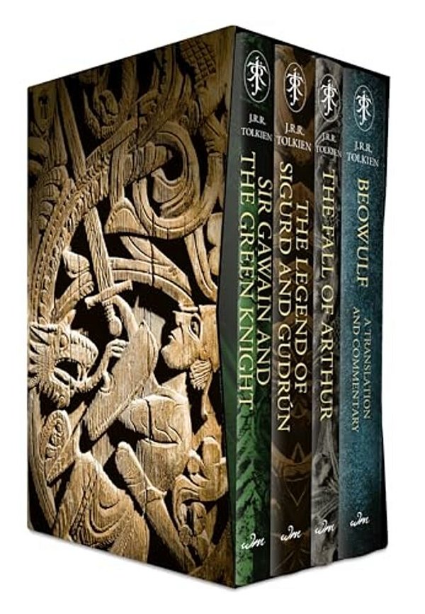 Tolkien Myths And Legends Box Set: Sir Gawain And The Green Knight, The Legend Of Sigurd And Gudrún, The Fall Of Arthur, Beowulf-..