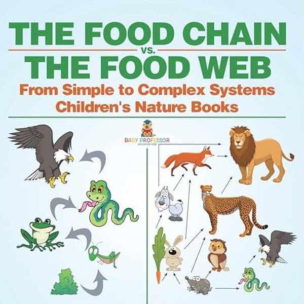 The Food Chain Vs. The Food Web - From Simple To Complex Systems Children's Nature Books-..