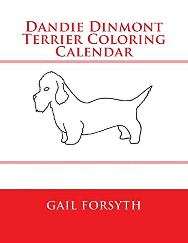 Dandie Dinmont Terrier Coloring Calendar-..