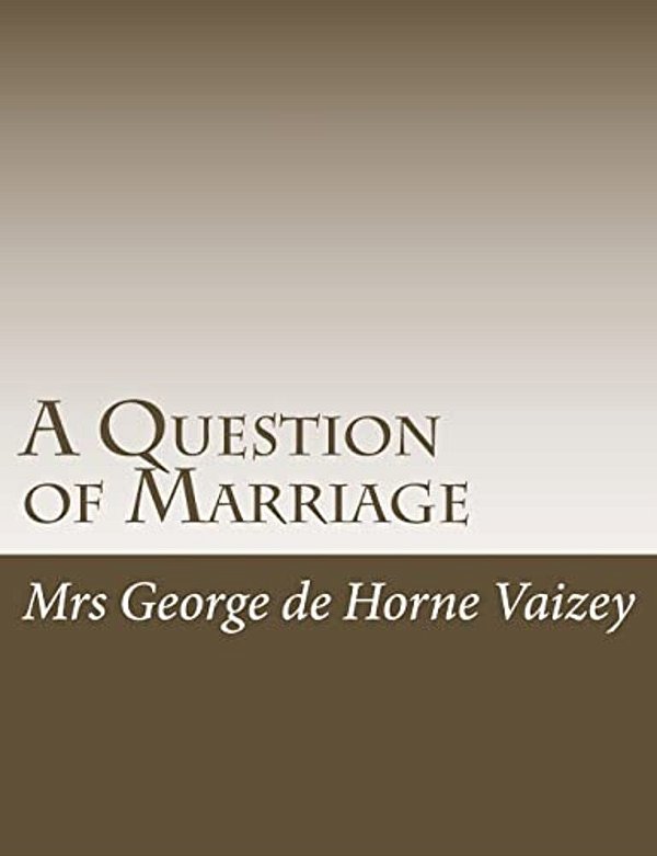 A Question Of Marriage-..