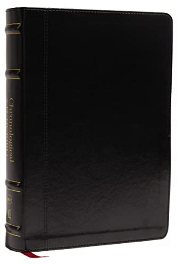 Nkjv, Chronological Study Bible, Leathersoft, Black, Comfort Print: Holy Bible, New King James Version-..