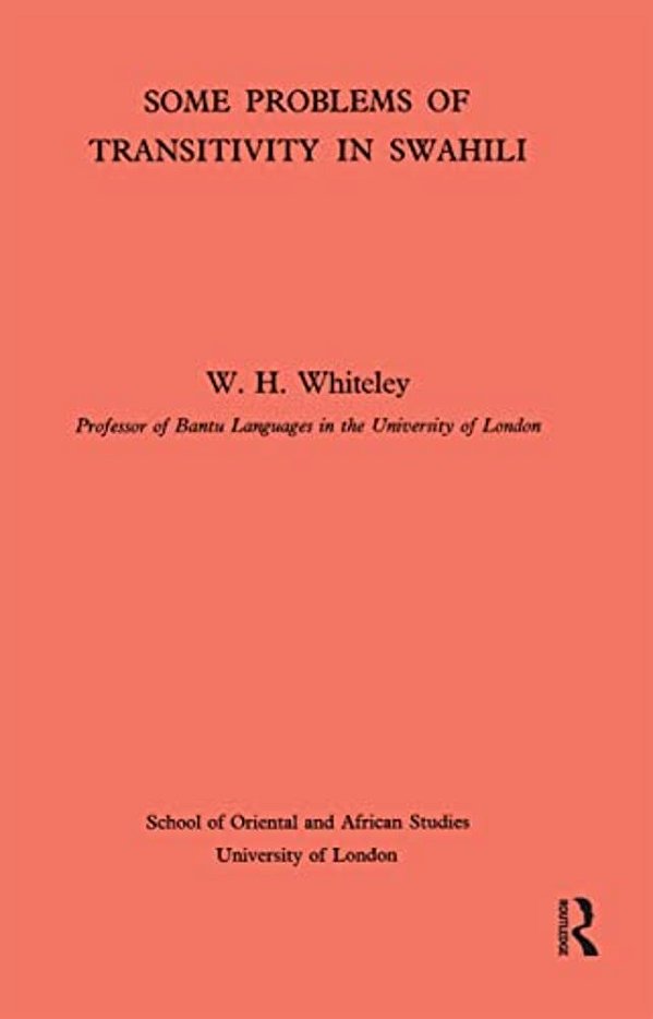 Some Problems Of Transitivity In Swahili-..