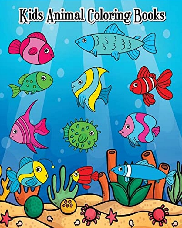 Kids Animal Coloring Books: The Deep Dive Underwater Ocean Coloring Book (Jumbo Coloring Book)-..