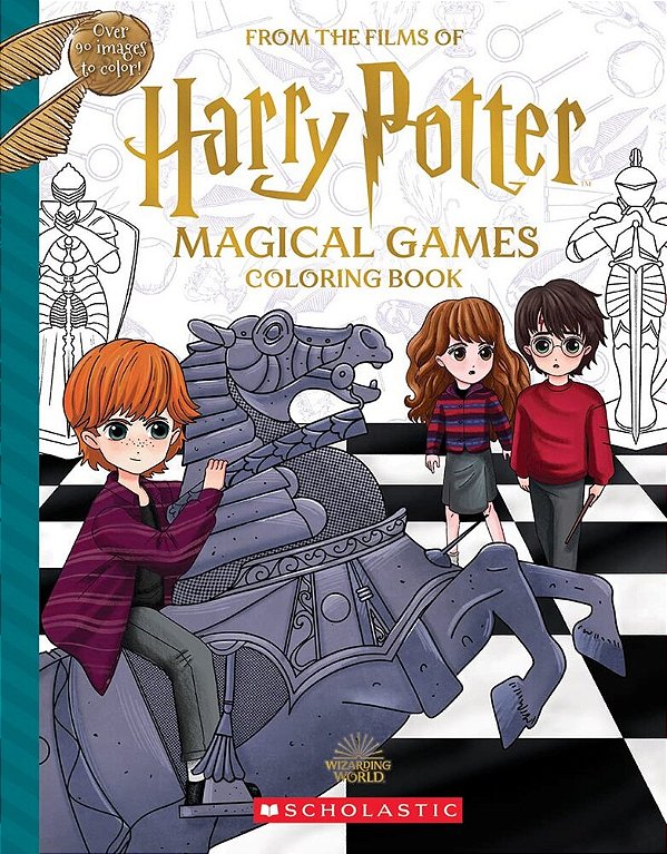 Magical Games Coloring Book (Harry Potter)-..