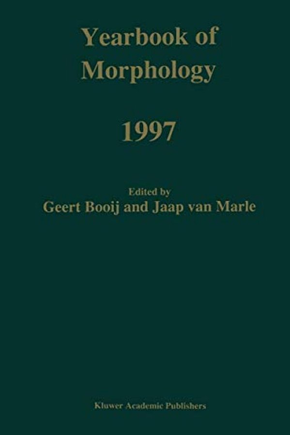 Yearbook Of Morphology 1997-..