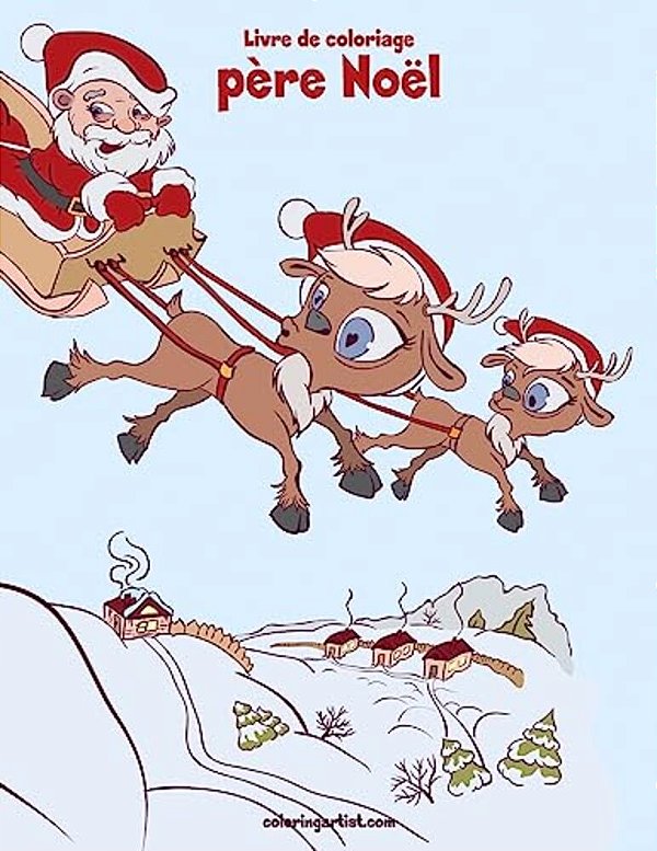 Livre De Coloriage Père Noël 2-..