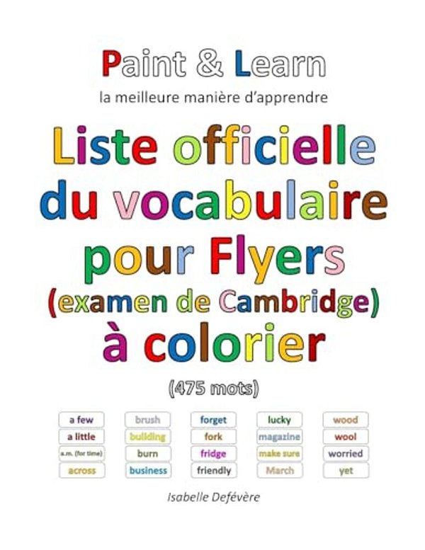Liste Officielle Du Vocabulaire Pour Flyers (Examen De Cambridge)-..