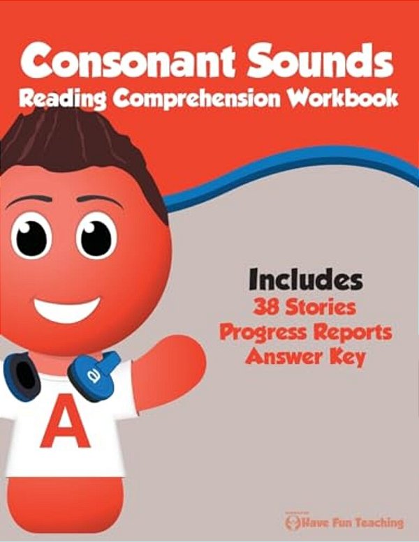 Consonant Sounds Reading Comprehension Workbook-..