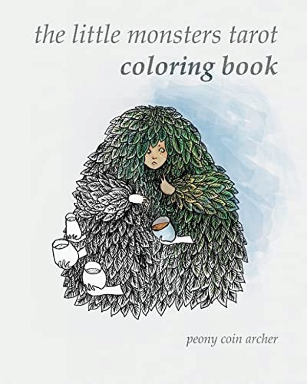 The Little Monsters Tarot Coloring Book-..