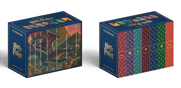 Harry Potter Paperback Box Set Books 1-7 (Deluxe Edition With Stenciled Edges)-..
