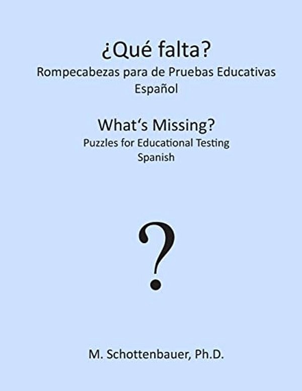 ¿Qué Falta? Rompecabezas Para De Pruebas Educativas: Español-..