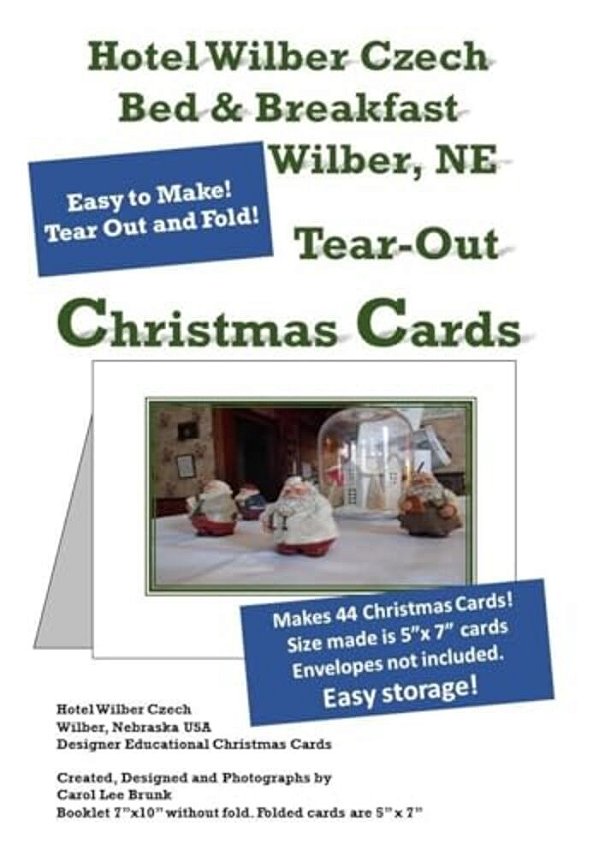 Hotel Wilber Czech Bed & Breakfast Tear Out 44 Christmas Cards: Hotel Wilber Czech Bed & Breakfast Tear Out 44 Christmas Cards-..