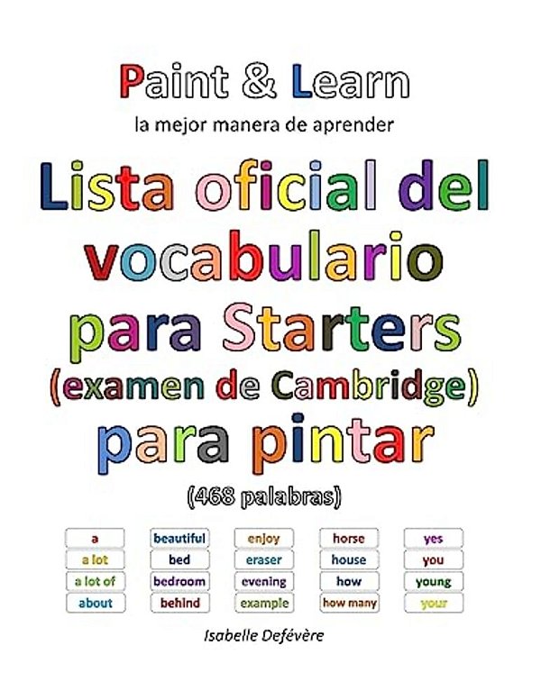 Lista Oficial Del Vocabulario Para Starters (Examen De Cambridge)-..