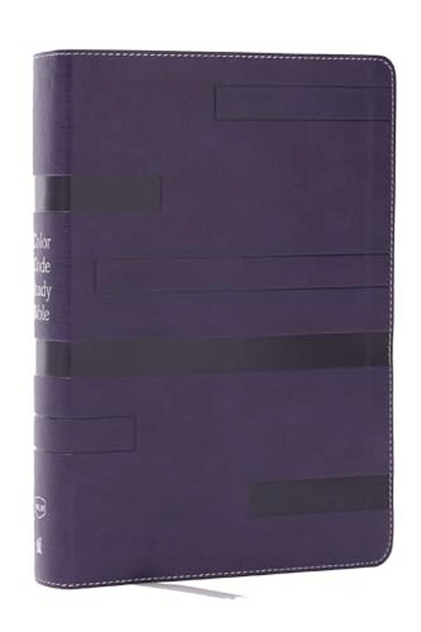 Color Code Study Bible, Revealing God's Truth Color By Color (Nkjv, Purple Leathersoft, Red Letter, Thumb Indexed)-..