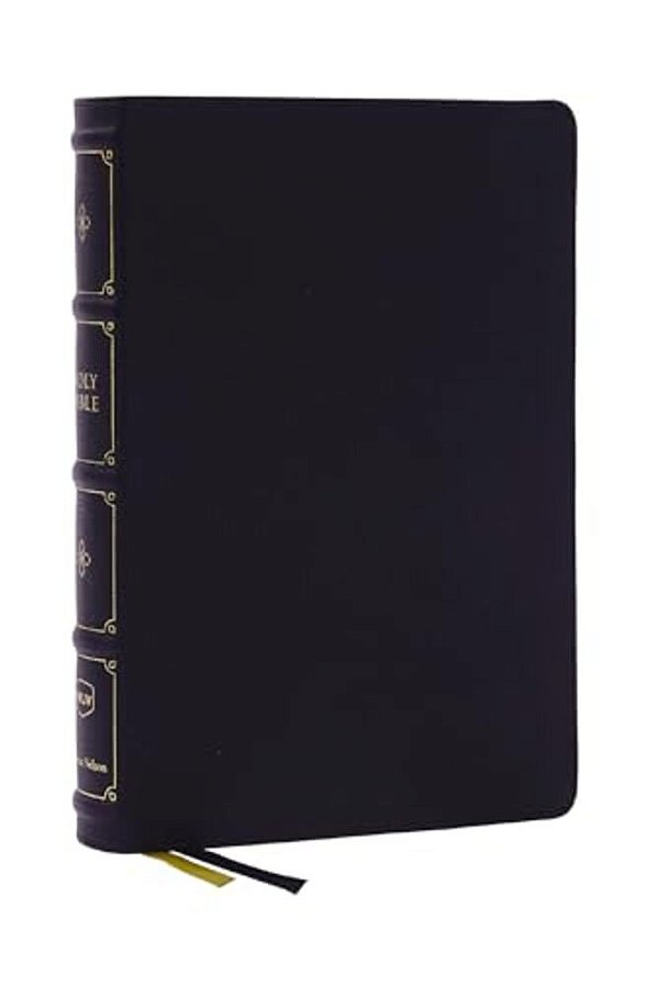 Nkjv, Large Print Thinline Reference Bible, Blue Letter, Maclaren Series, Leathersoft, Black, Comfort Print: Holy Bible, New King James Version-..