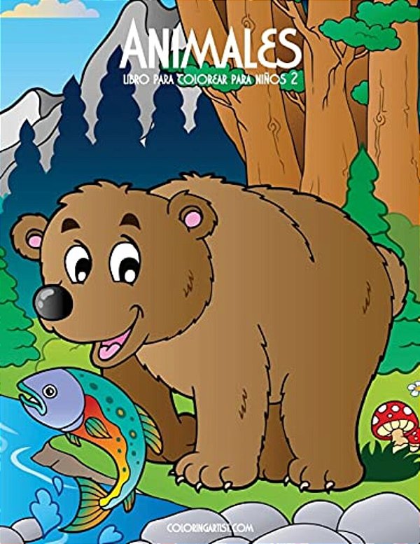 Animales Libro Para Colorear Para Niños 2-..