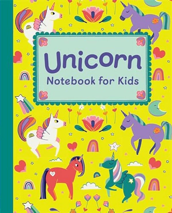 Unicorn Notebook For Kids: Featuring Cute Unicorn Art And Lined, Blank, Graphed And Bulleted Pages Perfect For Journaling And Doodling!-..