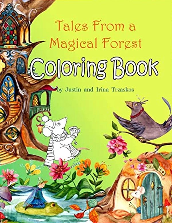 Tales From A Magical Forest Coloring Book-..