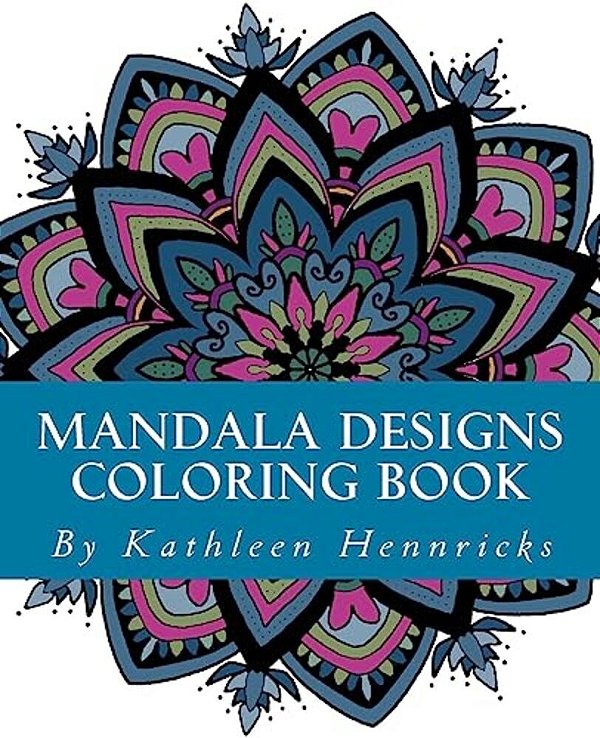 Mandala Designs Coloring Book-..