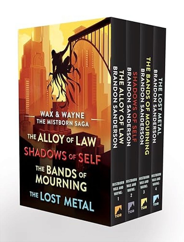 Wax And Wayne, The Mistborn Saga Boxed Set: Alloy Of Law, Shadows Of Self, Bands Of Mourning, And The Lost Metal-..