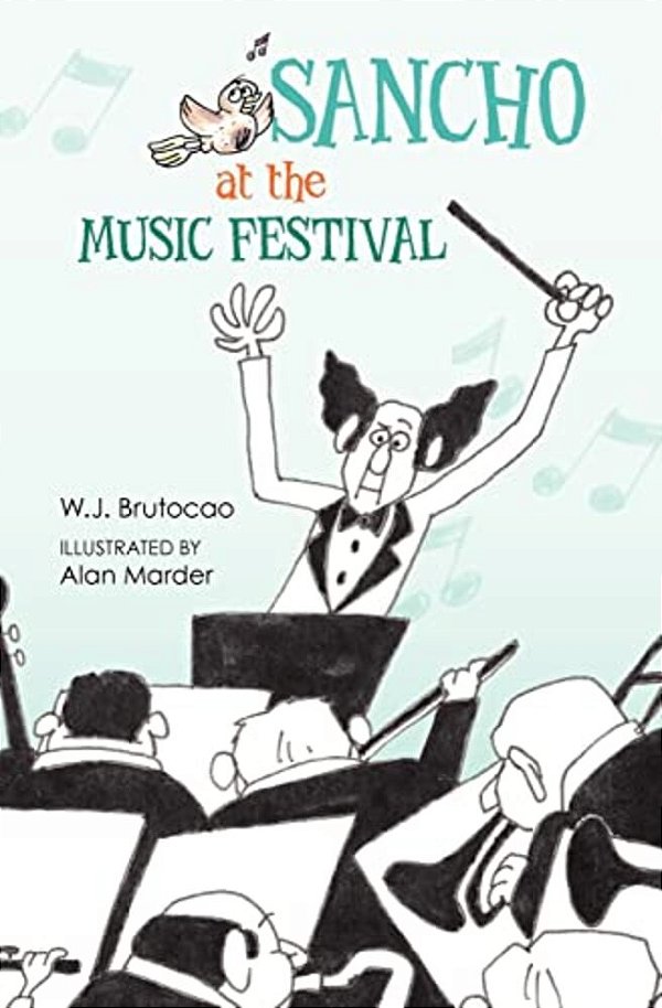 Sancho At The Music Festival: With Rocky The Otter And Corky The Cormorant-..