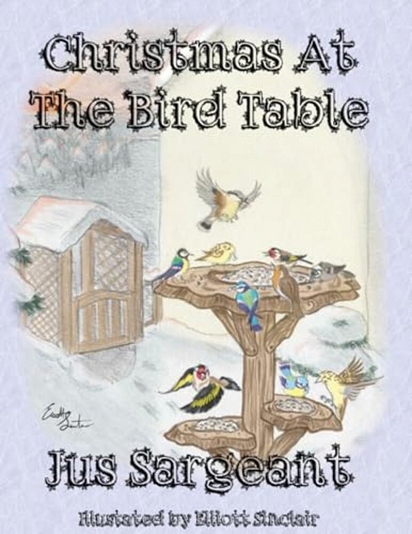 Christmas At The Bird Table-..