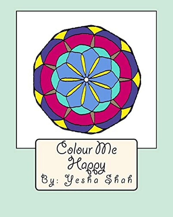 Colour Me Happy: Colour Your Way Into A Stress-Free Zone With Symmetrical Tiles And Flowers. -..