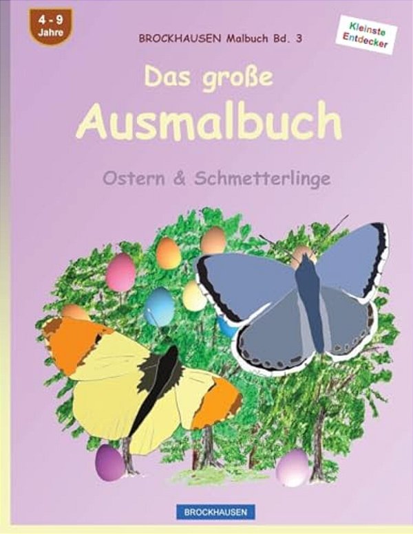 Brockhausen Malbuch Bd. 3 - Das Große Ausmalbuch: Ostern & Schmetterlinge-..