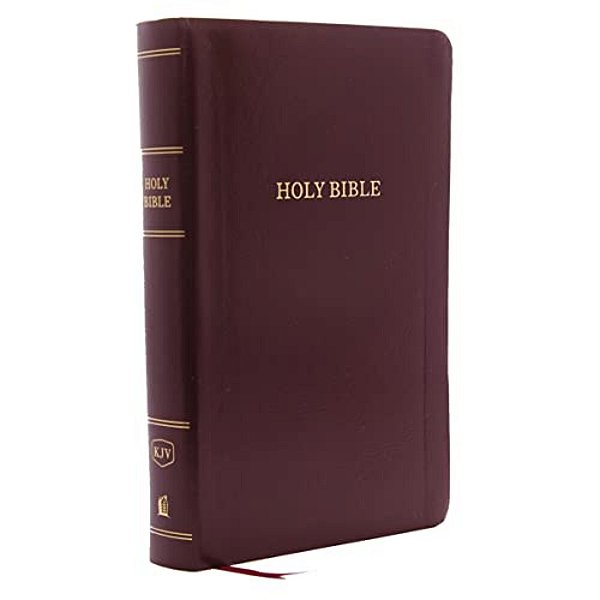 Kjv, Reference Bible, Personal Size Giant Print, Leather-Look, Burgundy, Red Letter Edition-..