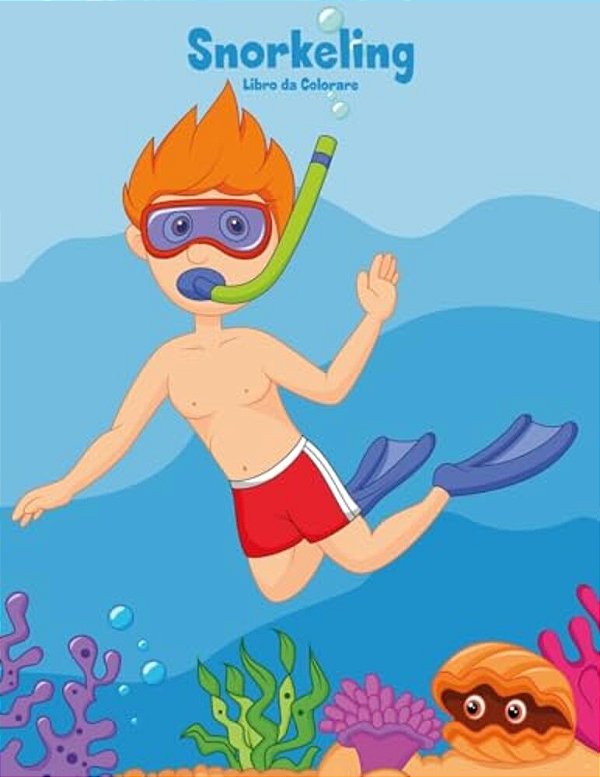 Snorkeling Libro Da Colorare 1-..