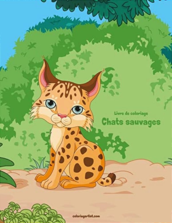 Livre De Coloriage Chats Sauvages 1-..