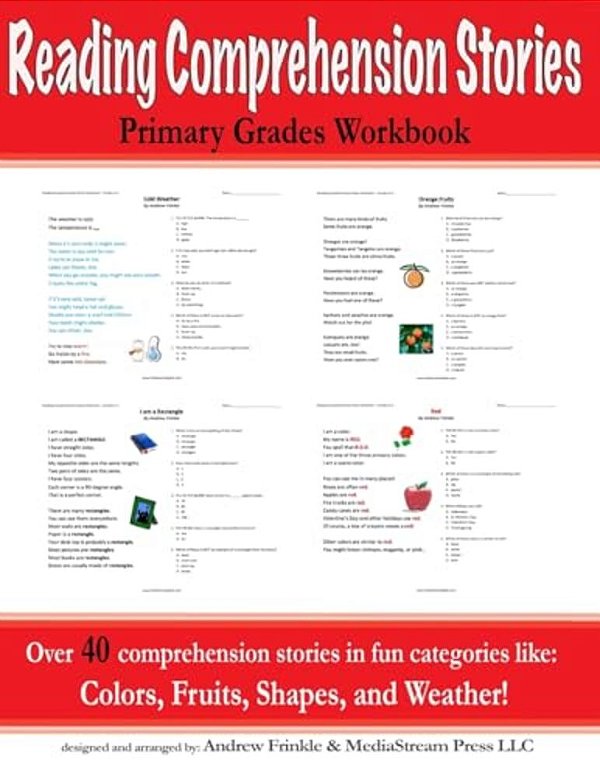 Reading Comprehension Stories: Primary Grades Workbook-..