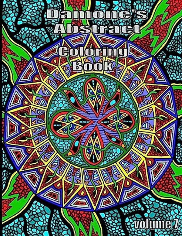 Damones Abstract Coloring Book 7: Adult Coloring Book-..