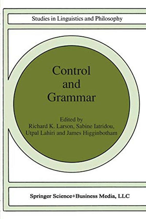 Control And Grammar-..