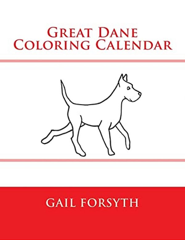 Great Dane Coloring Calendar-..
