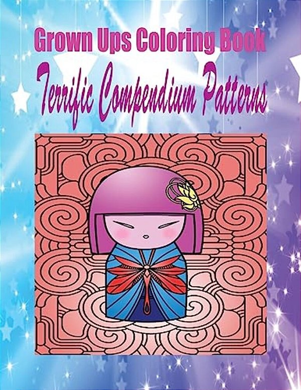 Grown Ups Coloring Book Terrific Compendium Patterns Mandalas-..