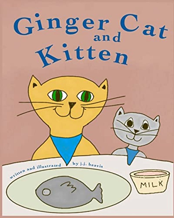 Ginger Cat And Kitten-..