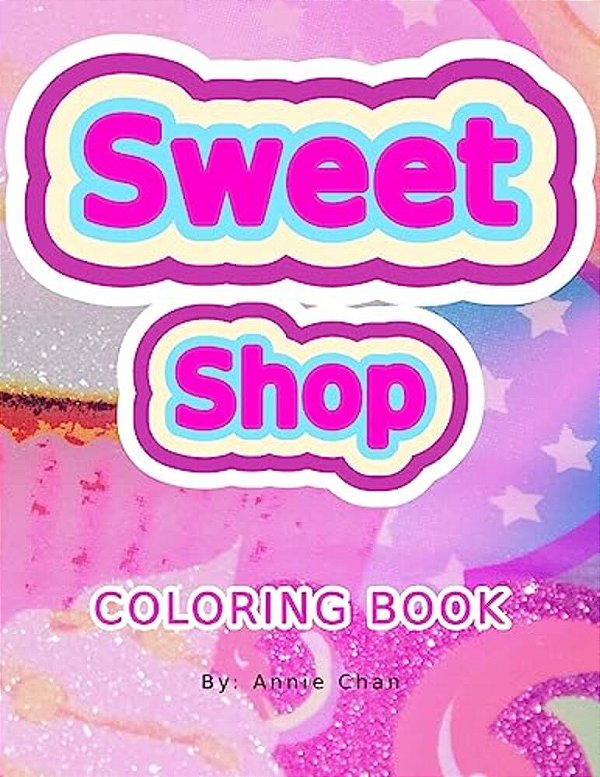 Sweet Shop Coloring Book-..