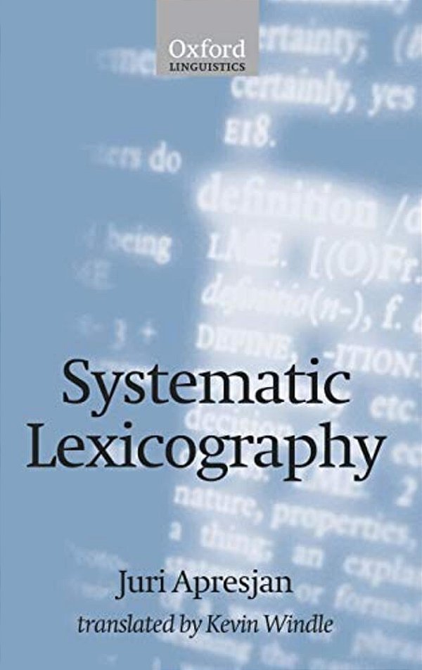 Systematic Lexicography-..