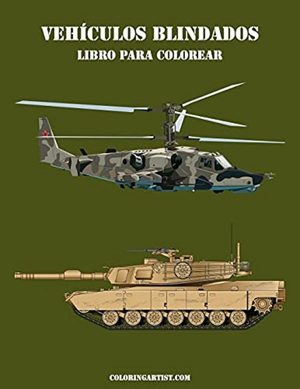 Vehículos Blindados Libro Para Colorear 2-..