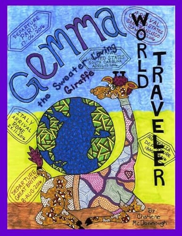 Gemma The Sweater Loving Giraffe - World Traveler-..