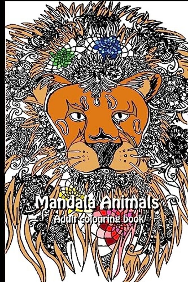 Mandala Animals: Adult Colouring Book-..