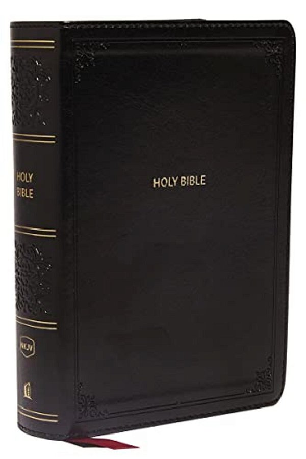 Nkjv, Reference Bible, Compact, Leathersoft, Black, Red Letter Edition, Comfort Print: Holy Bible, New King James Version-..