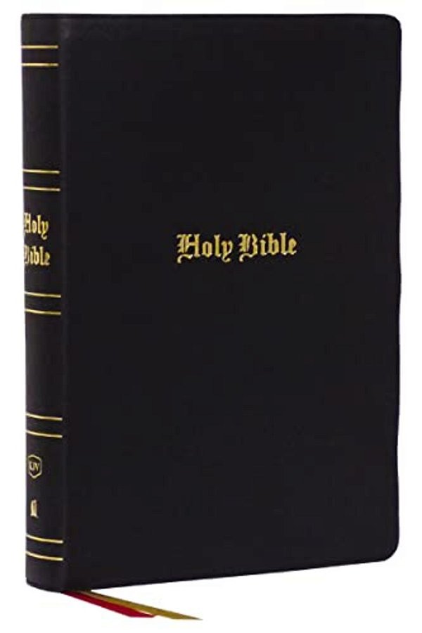 Kjv Holy Bible: Super Giant Print With 43,000 Cross References, Black Genuine Leather, Red Letter, Comfort Print: King James Version-..
