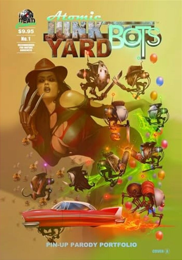 Atomic Junk Yard Bots: Parody Pin-Up Portfolio-..