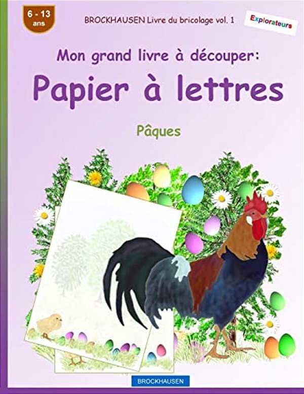 Brockhausen Livre Du Bricolage Vol. 1 - Mon Grand Livre À Découper - Papier À Lettres: Pâques-..