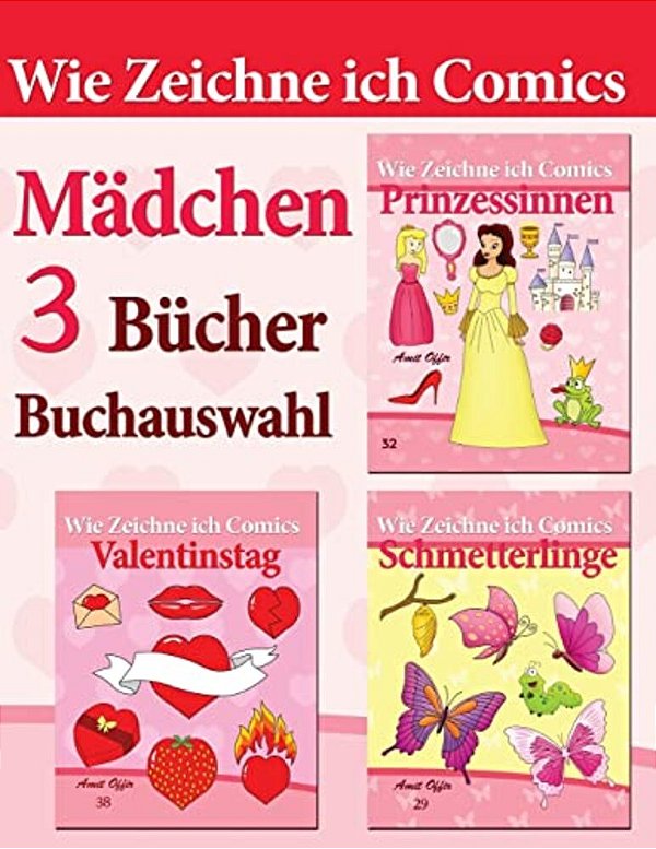 Wie Zeichne Ich Comics: Buchauswahl - 3 Bücher: Mädchen-..